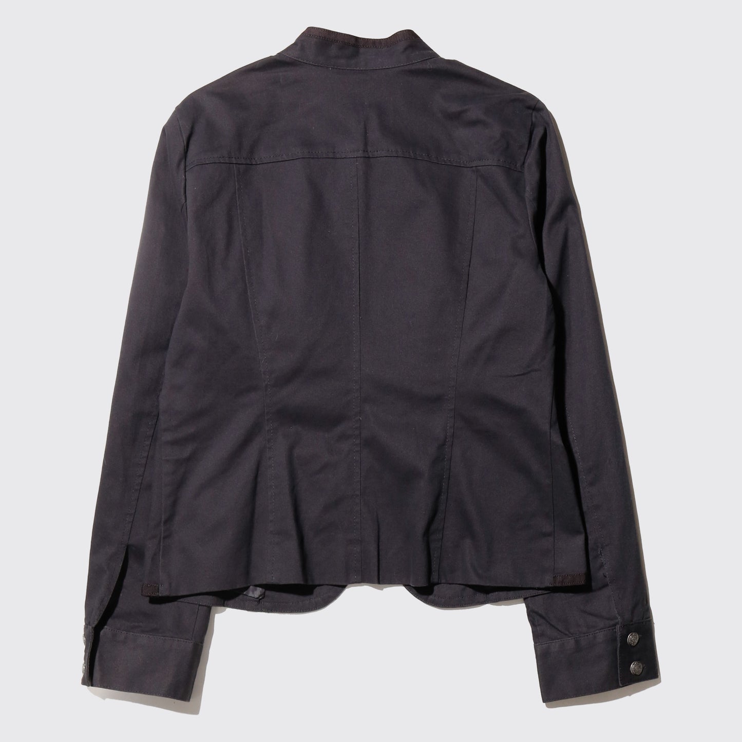 vintage cropped cotton napoleon jacket