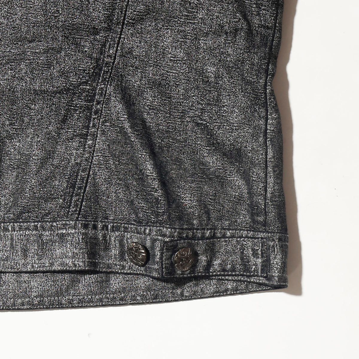 vintage chico's dust luster trucker jacket