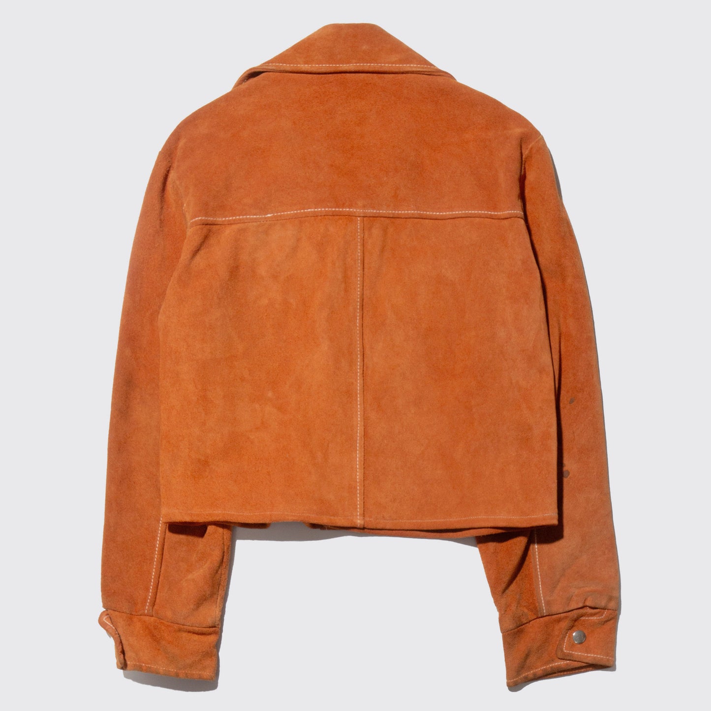 vintage 70's suede trucker jacket