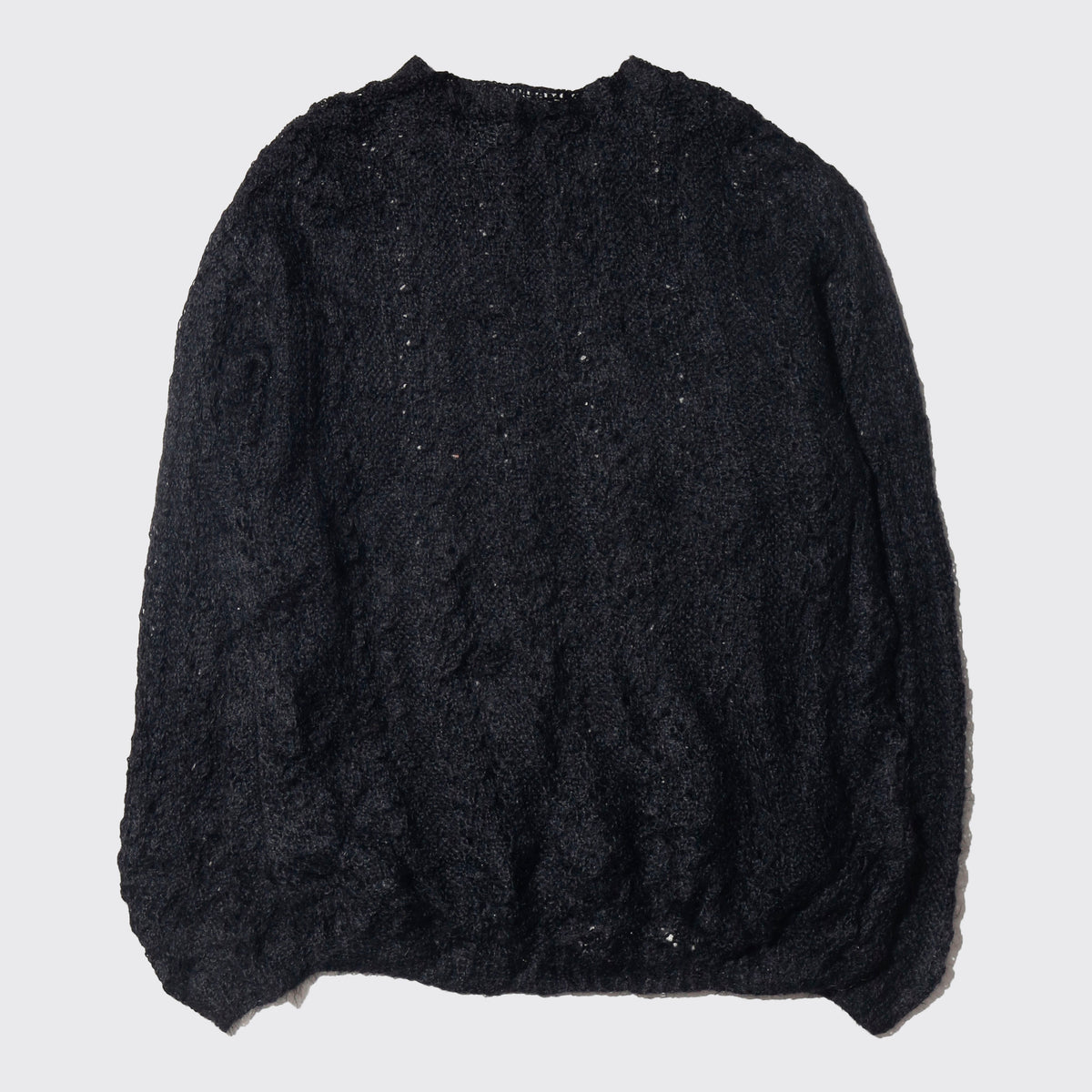 vintage crochet mohair sweater