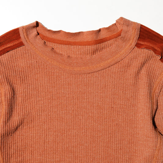 vintage velvet line thermal cut sew