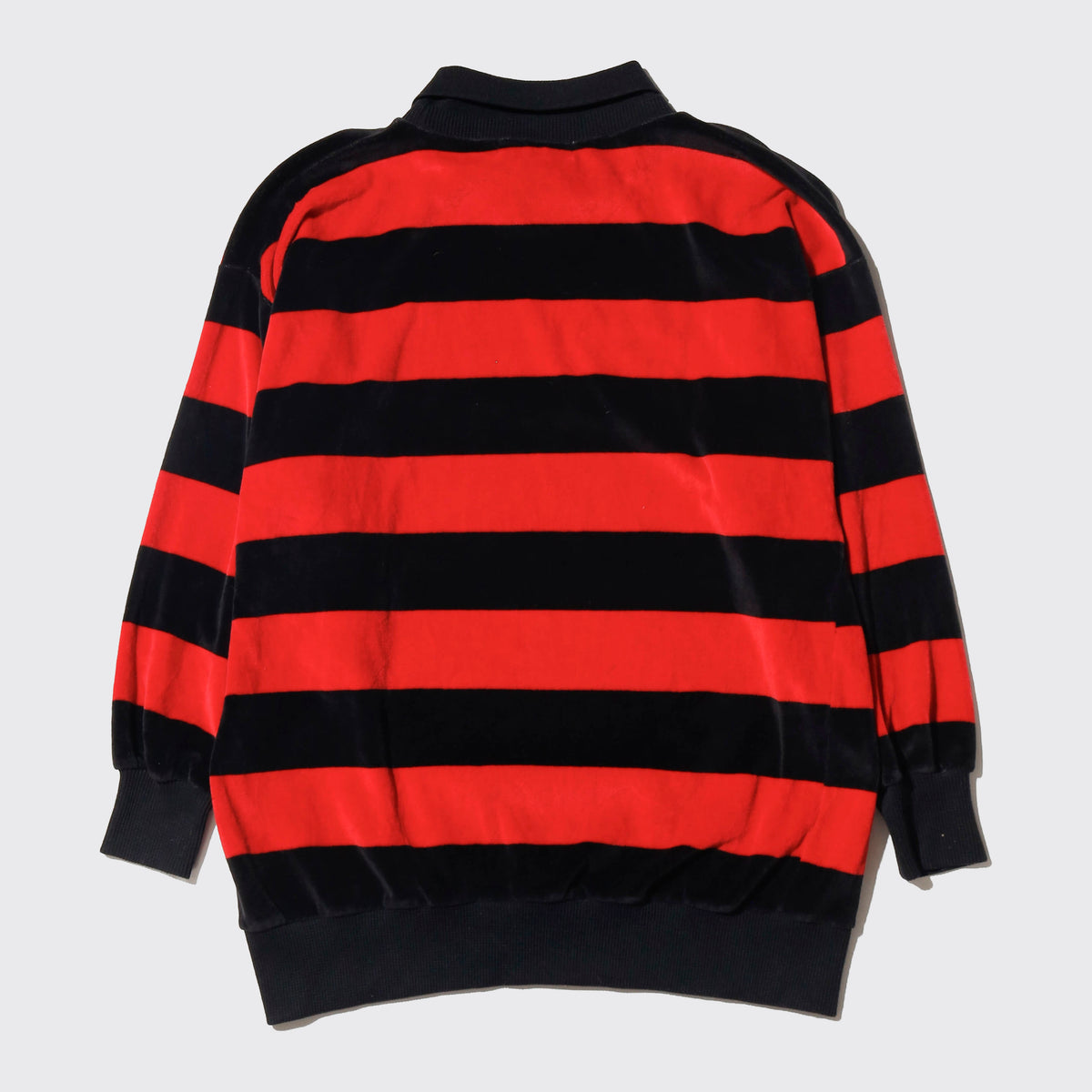 vintage with collar border pile sweat