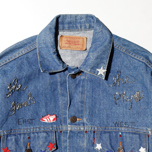 vintage 90's levi's custom trucker jacket