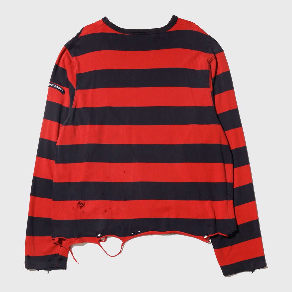*one-off polo jeans border broken cut sew
