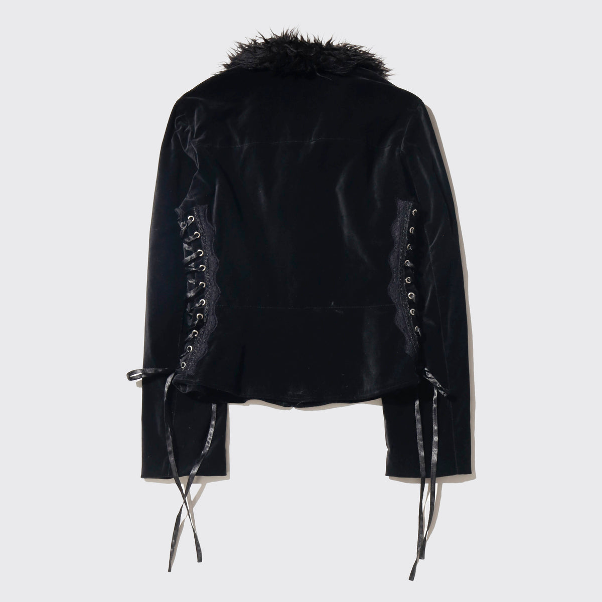 vintage tripp nyc fur velvet riders jacket