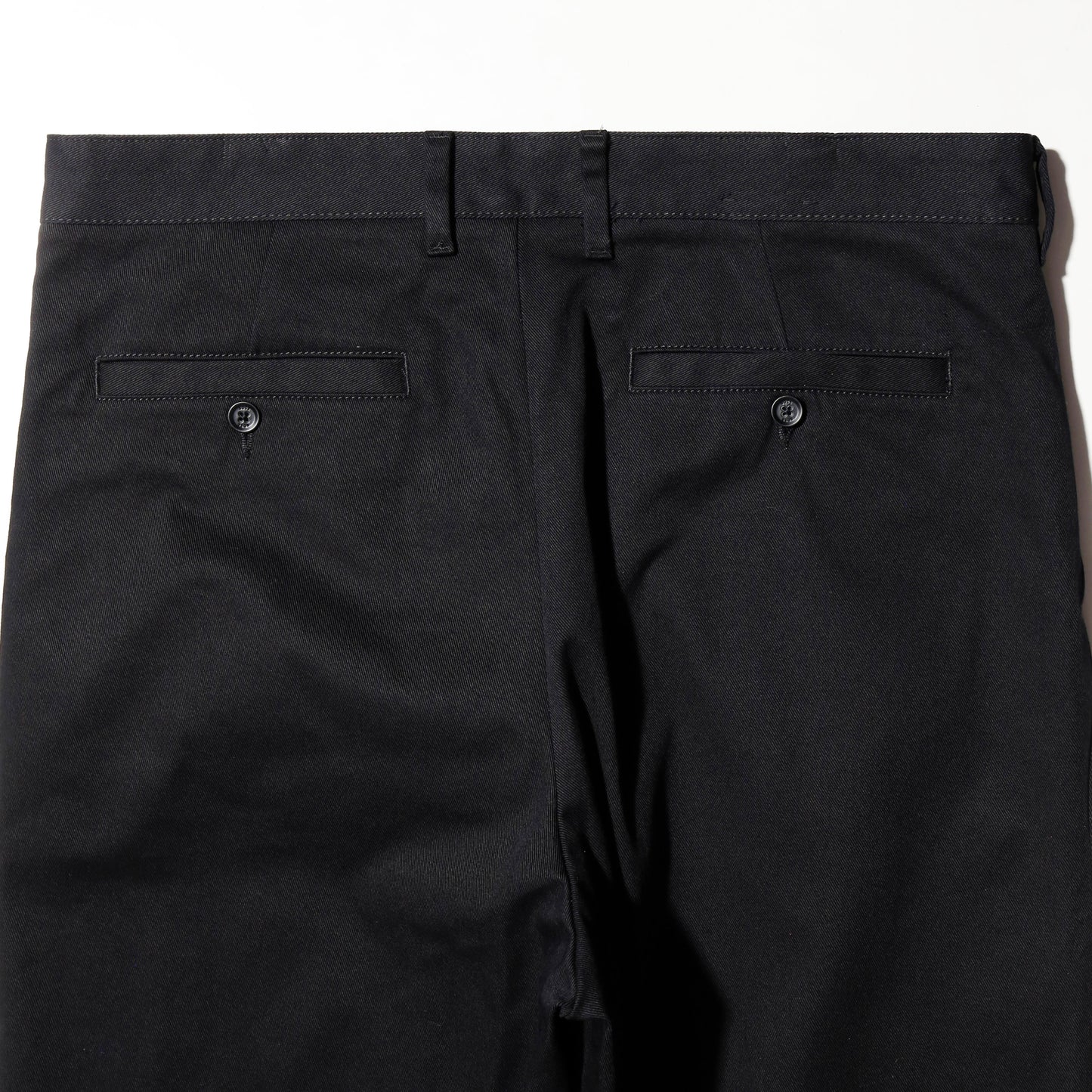 vintage cotton twill tapered trousers