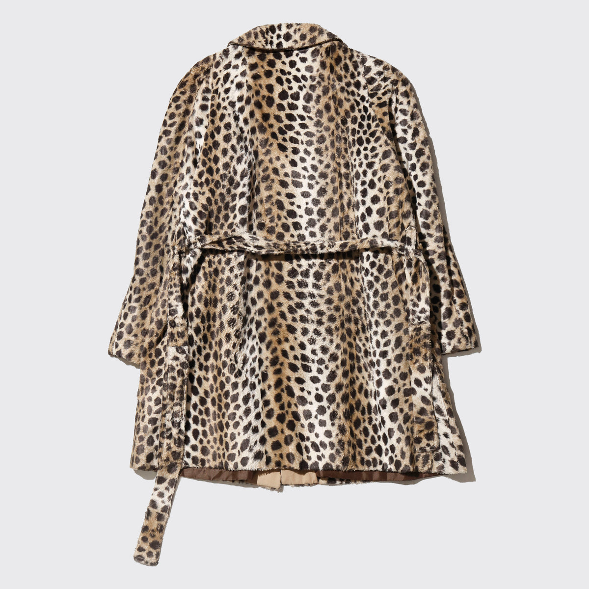vintage faux jaguar coat