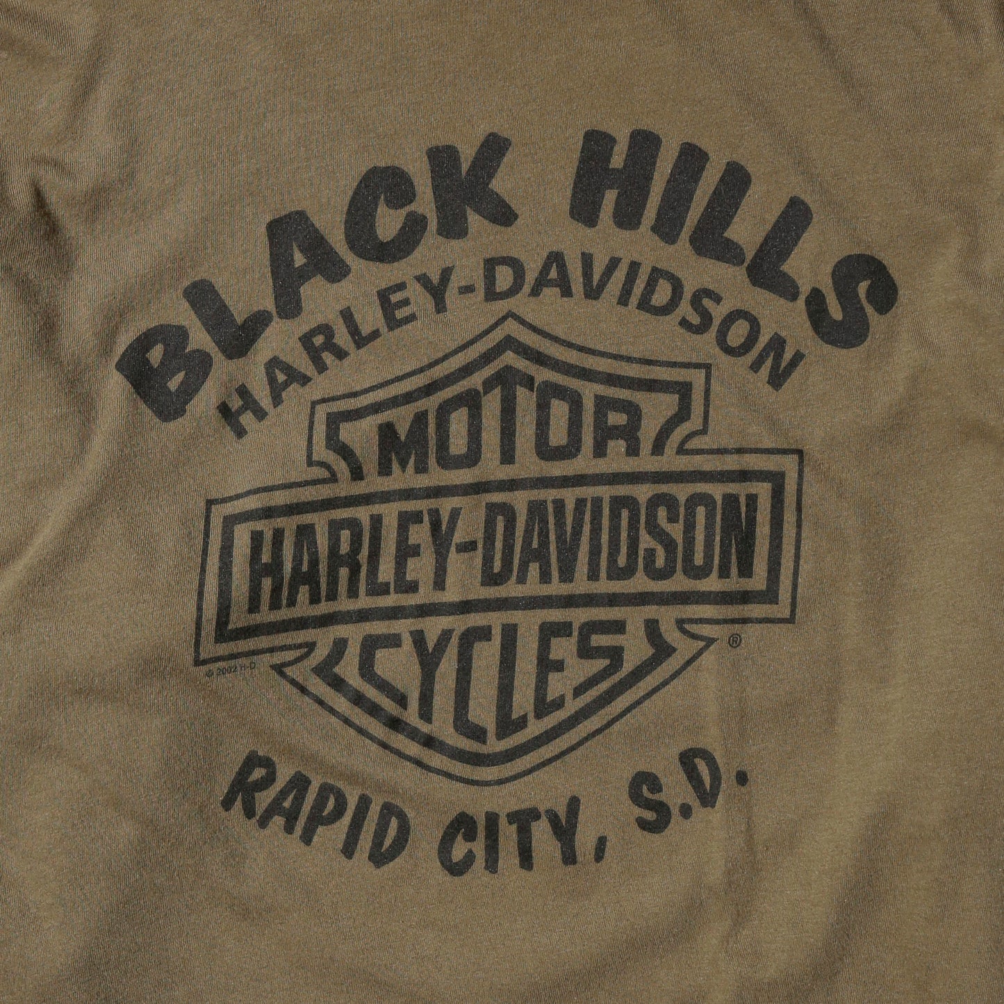 vintage harley-davidson layered sleeve l/s