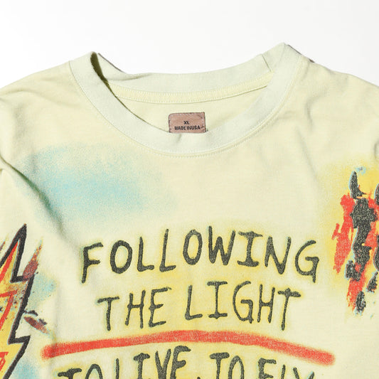18's Yeezy×Wes Lang Wyoming "frozen yellow" l/s