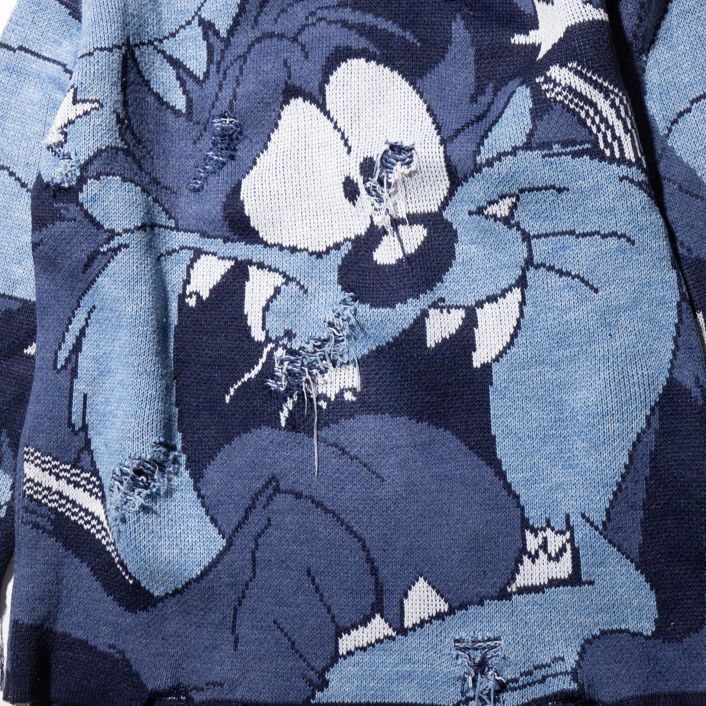 vintage 90's taz broken sweater