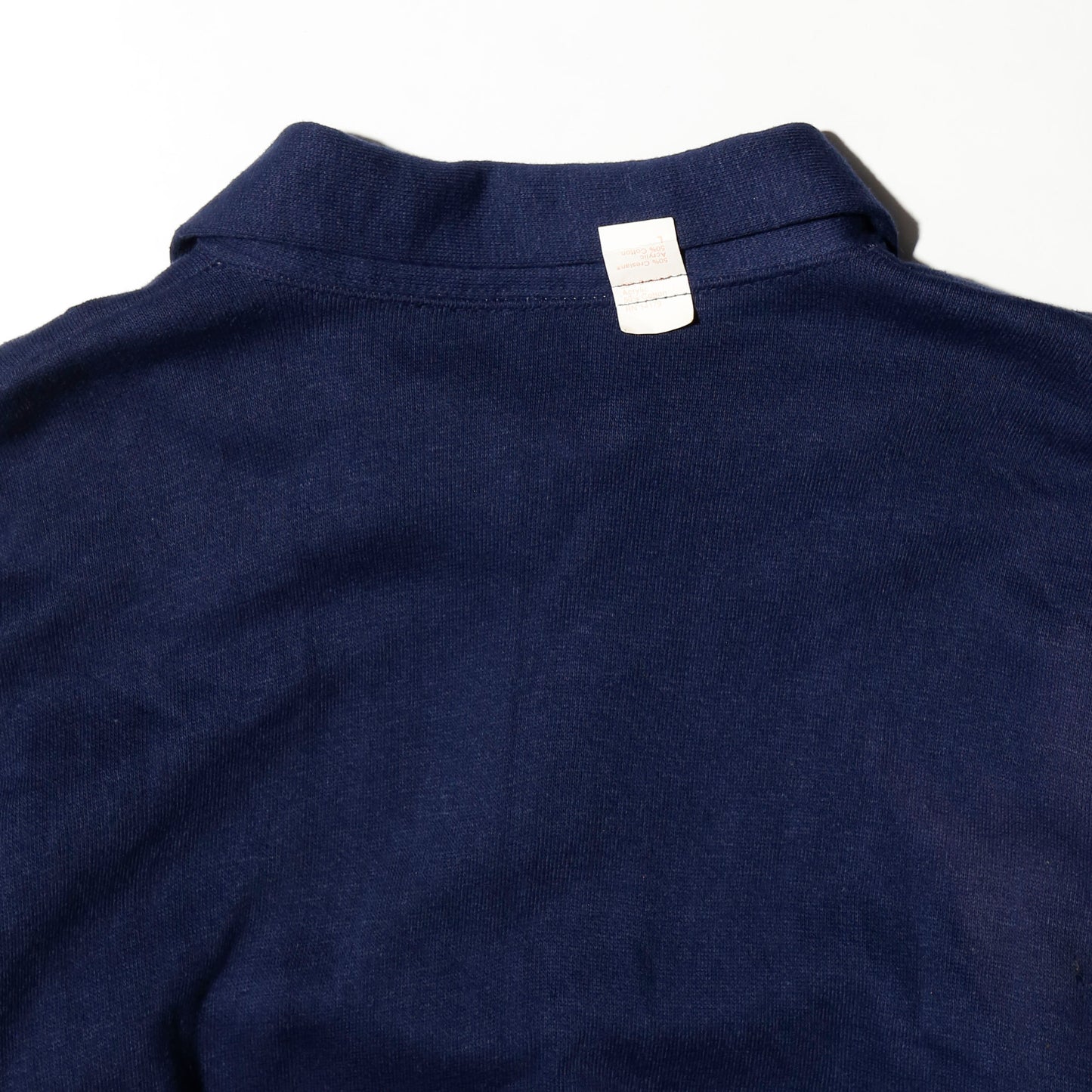 vintage 70-80's half zip pullover, with copper badge
