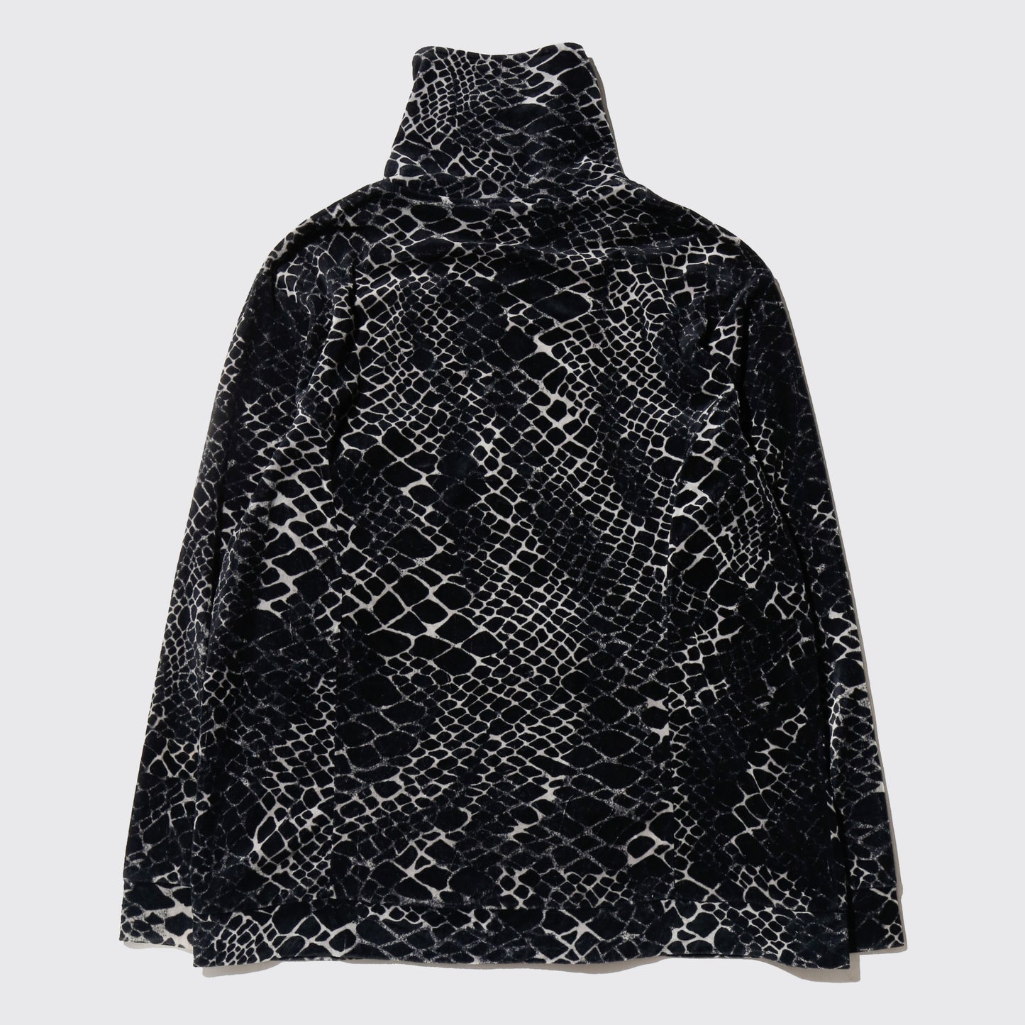 vintage python velour zipped jacket