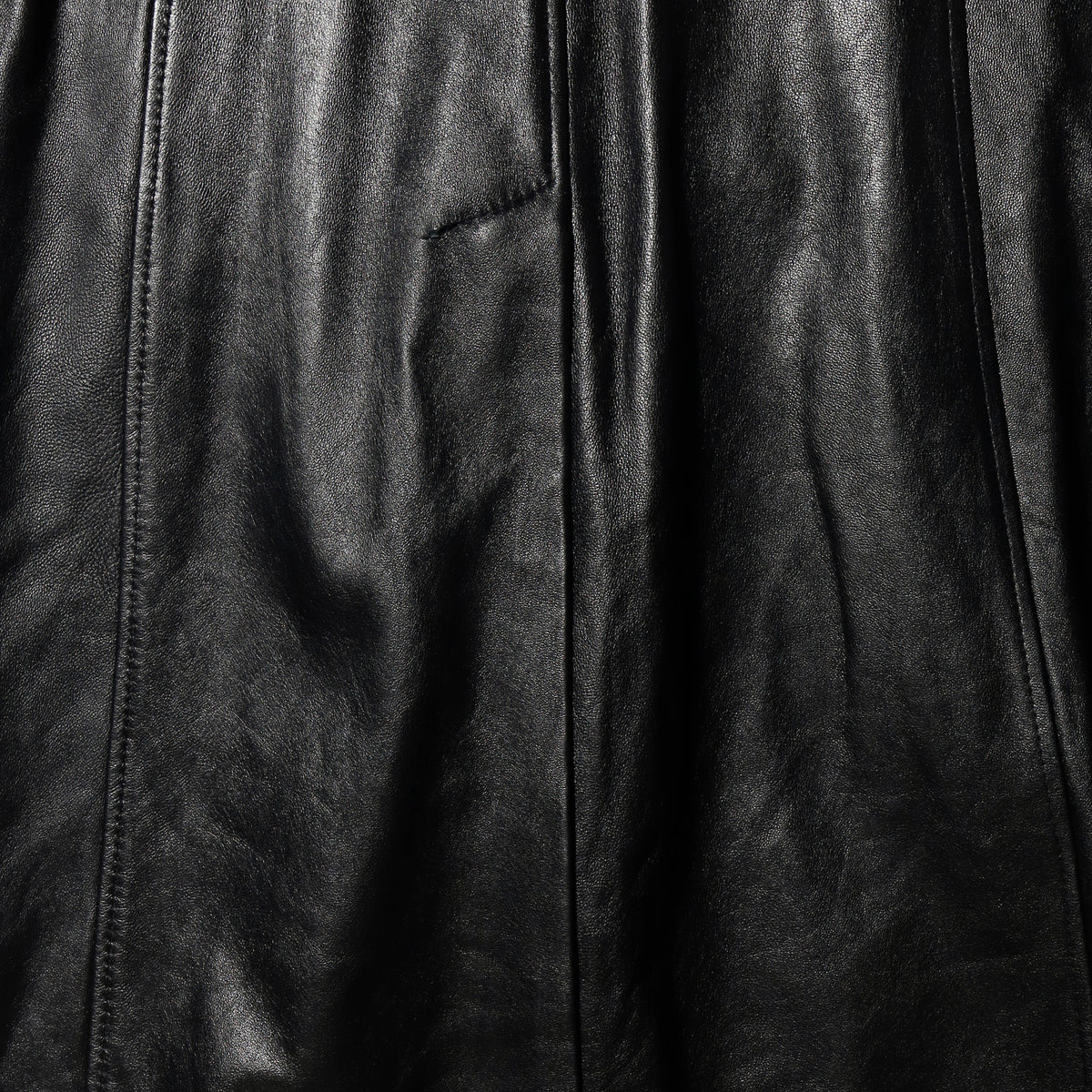 vintage iceberg super long leather coat