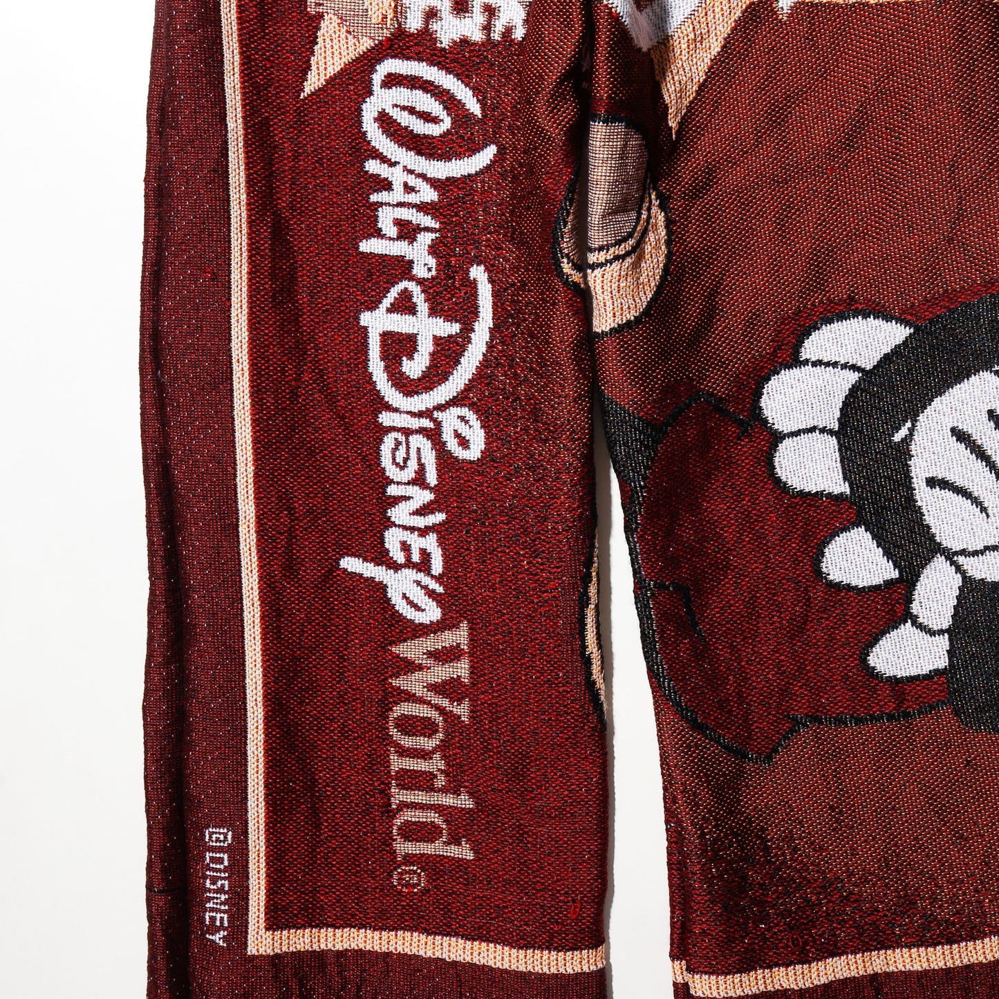 *one-off rug wide trousers, body-vintage disney