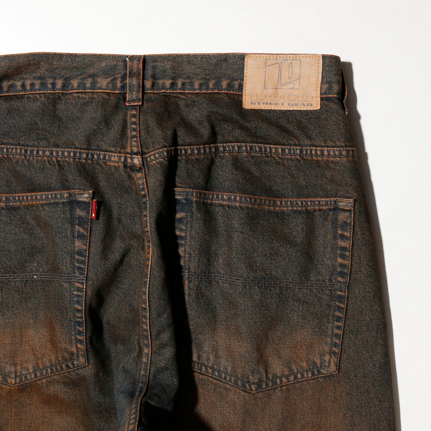 vintage loco street gear fade baggy jeans,*resized