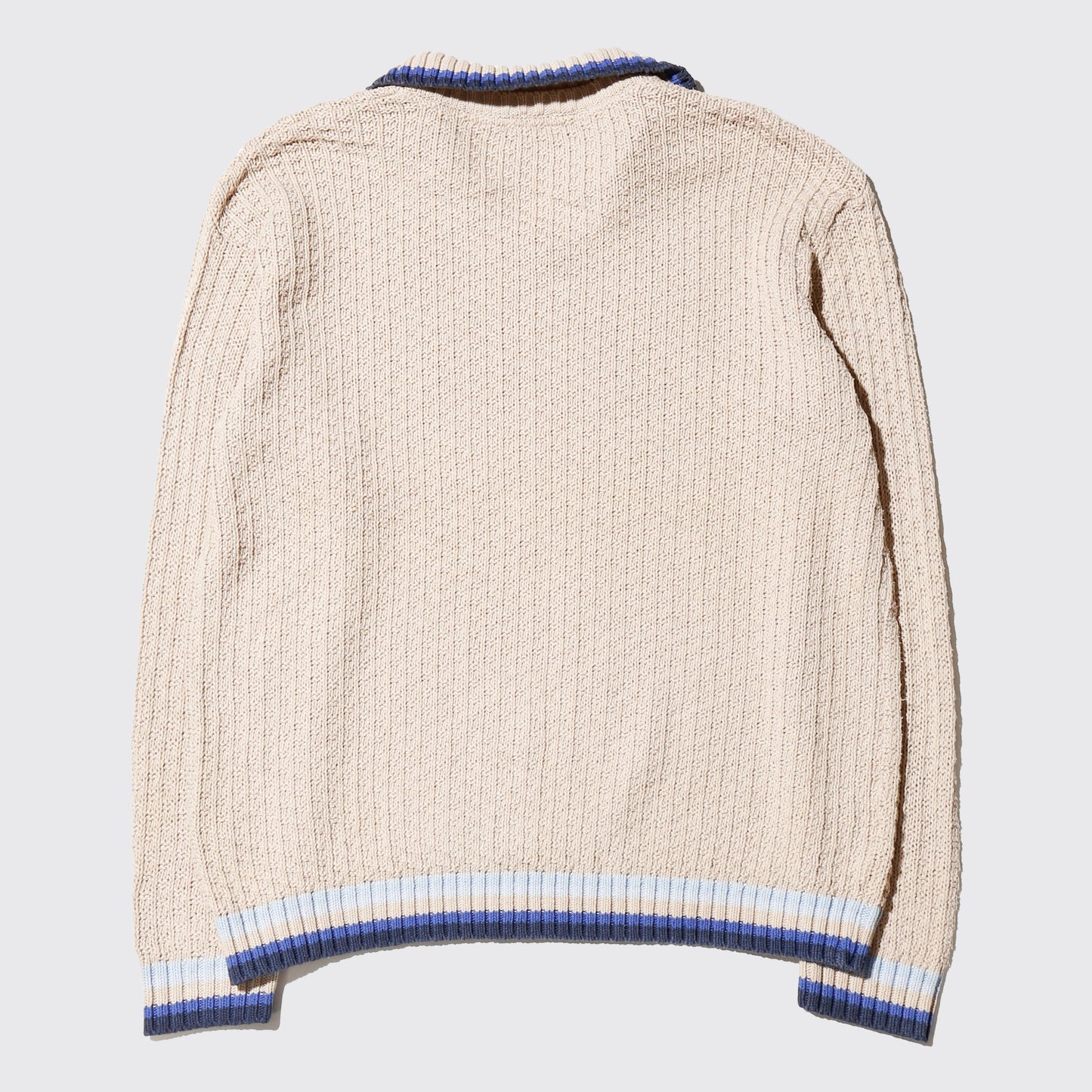 vintage with collar cotton sweater