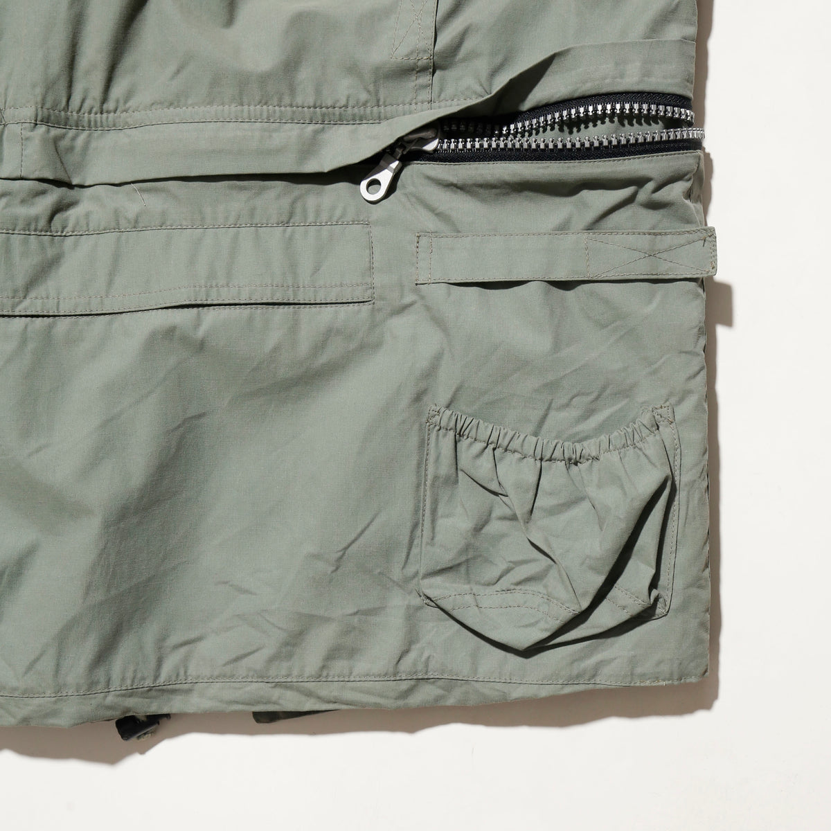 vintage schöffel gimmick utility jacket, detachable pocket/sleeve