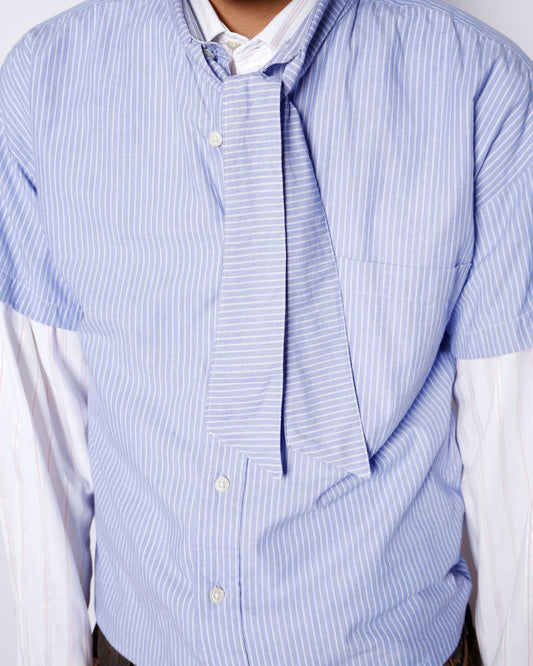 *one-off 80's Christian Dior bowtie h/s shirt