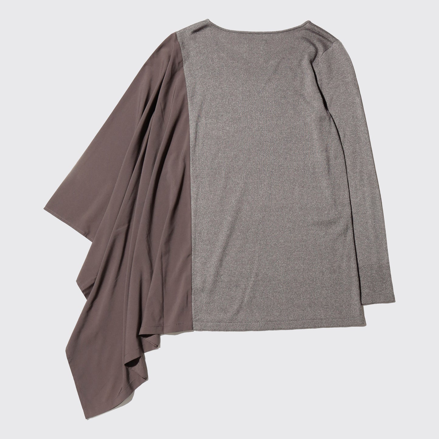 vintage asymmetry drape cut sew