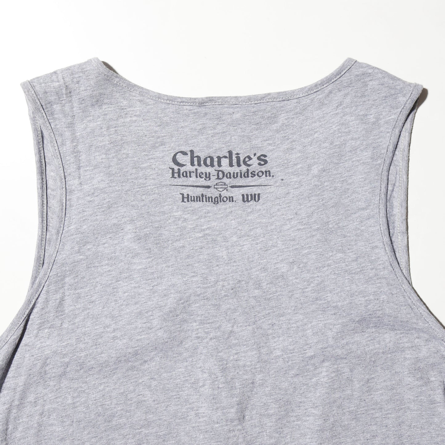 vintage harley-davidson zipped tank top