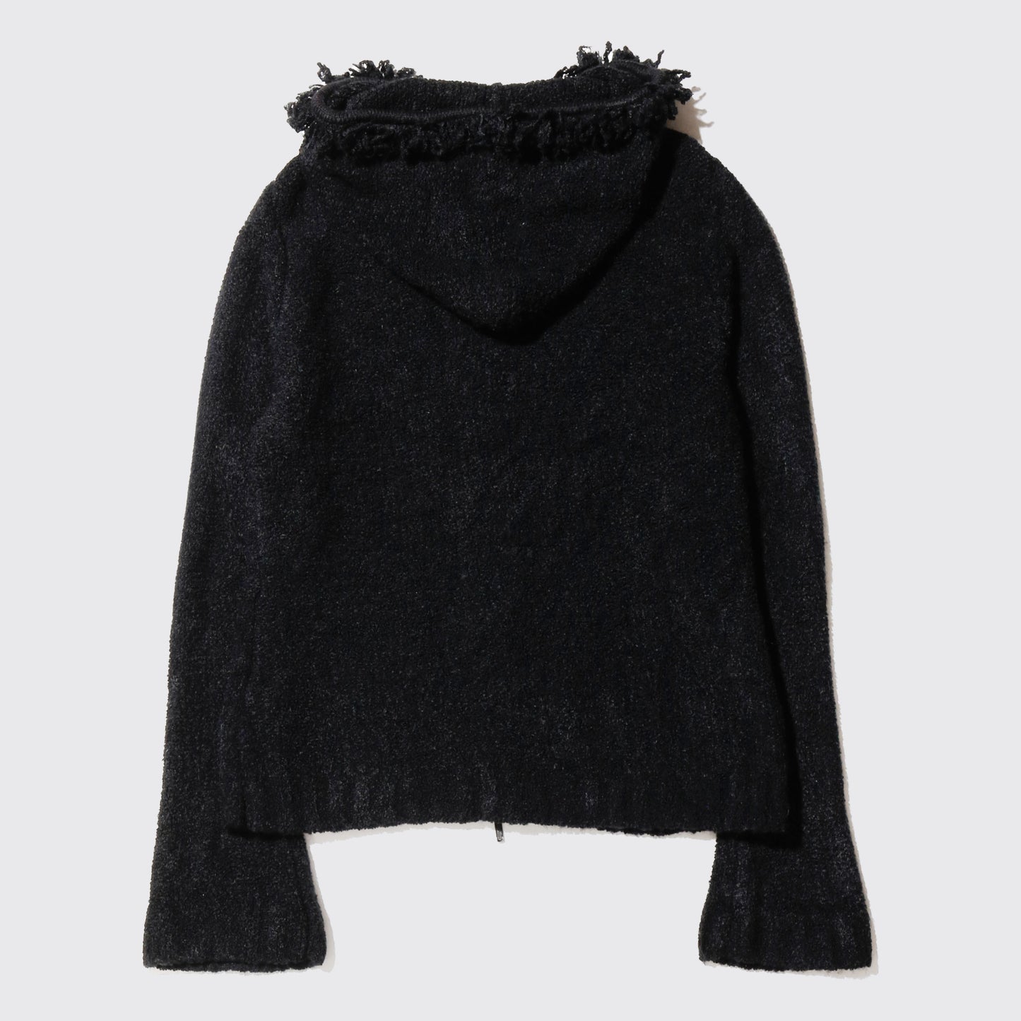vintage with fringe knit hoodie
