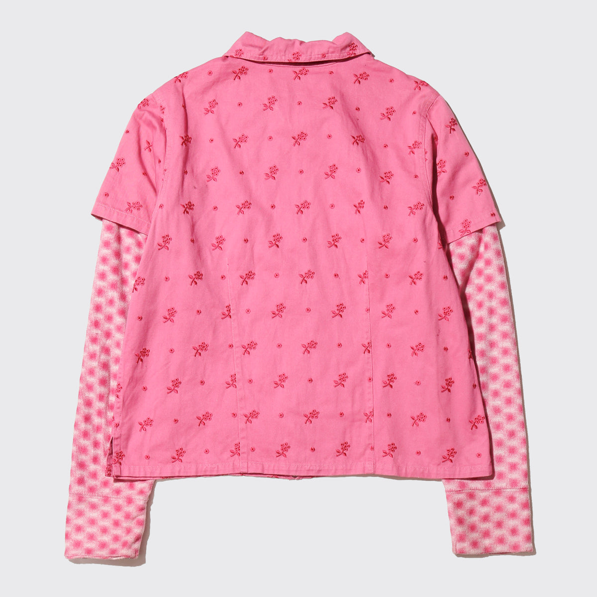 *one-off hybrid broderie jacket