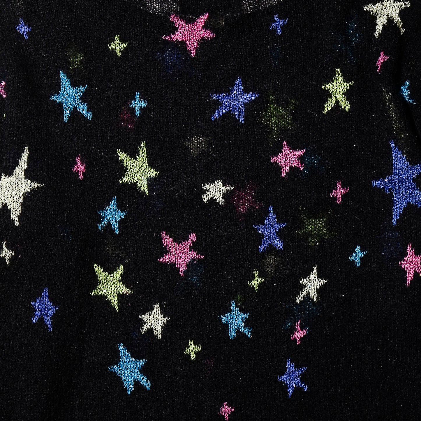 vintage broken cosmic star sweater