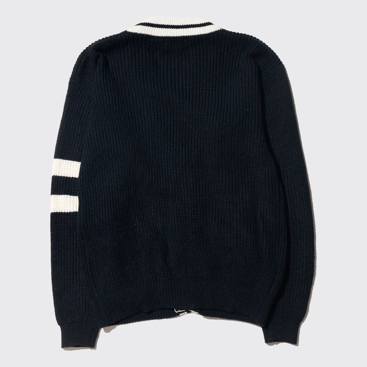 *one-off hand stitched cardigan, "teen smoker"
