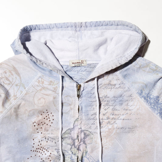 vintage cropped bijou lily hoodie