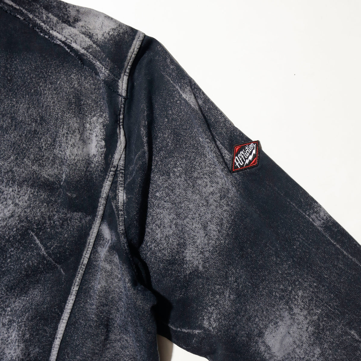 vintage affiction distressed hand stich truck jacket