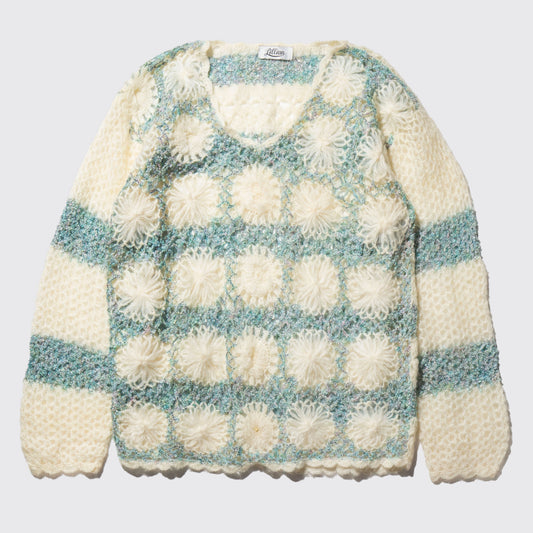 vintage crochet sweater