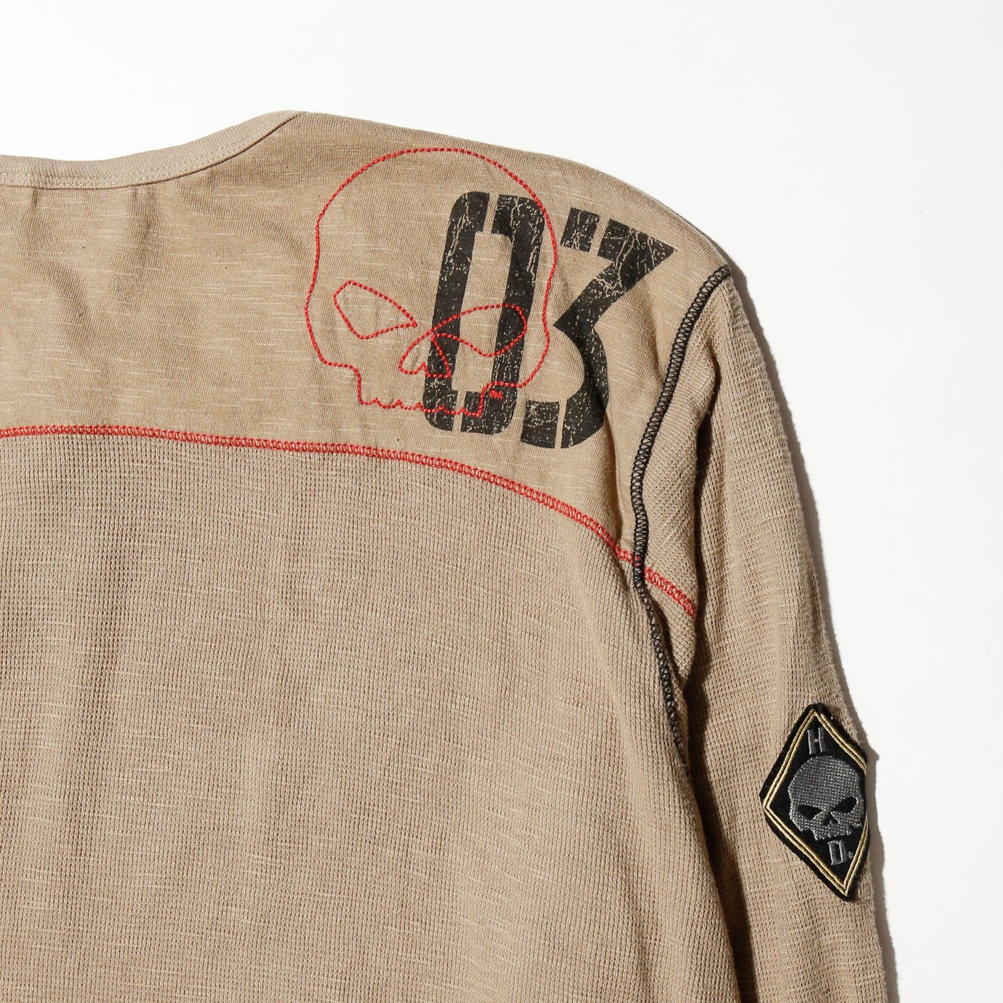 *one-off harley-davidson broken henry neck cut sew
