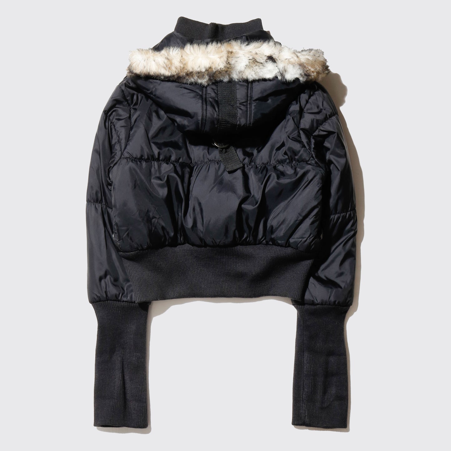 vintage x zip puffer jacket