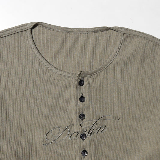 Go Go Darlin' - "DARLIN' BRODERIE HENRY NECK L/S"