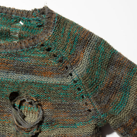 vintage mossimo broken melange sweater