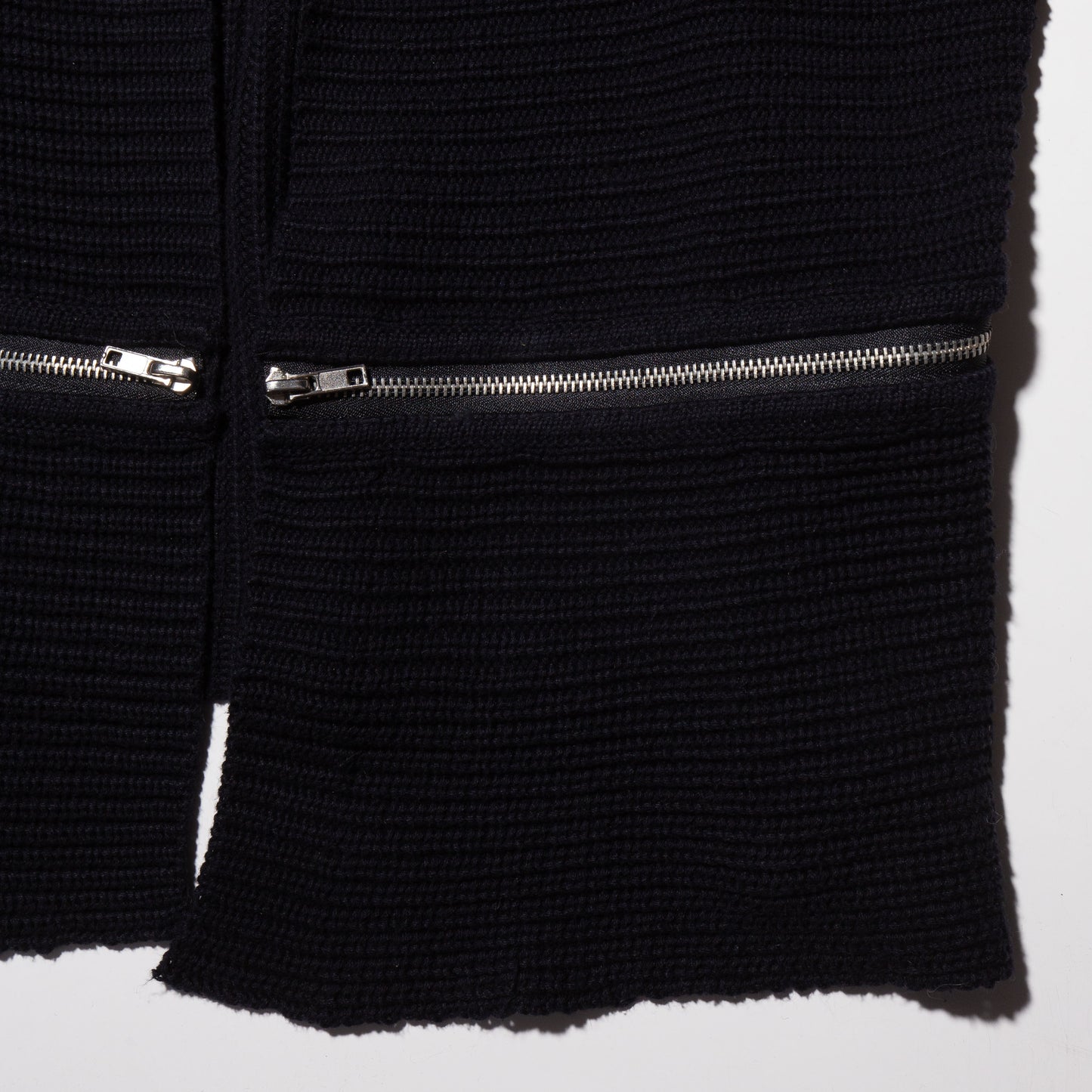 vintage zipped knit jacket