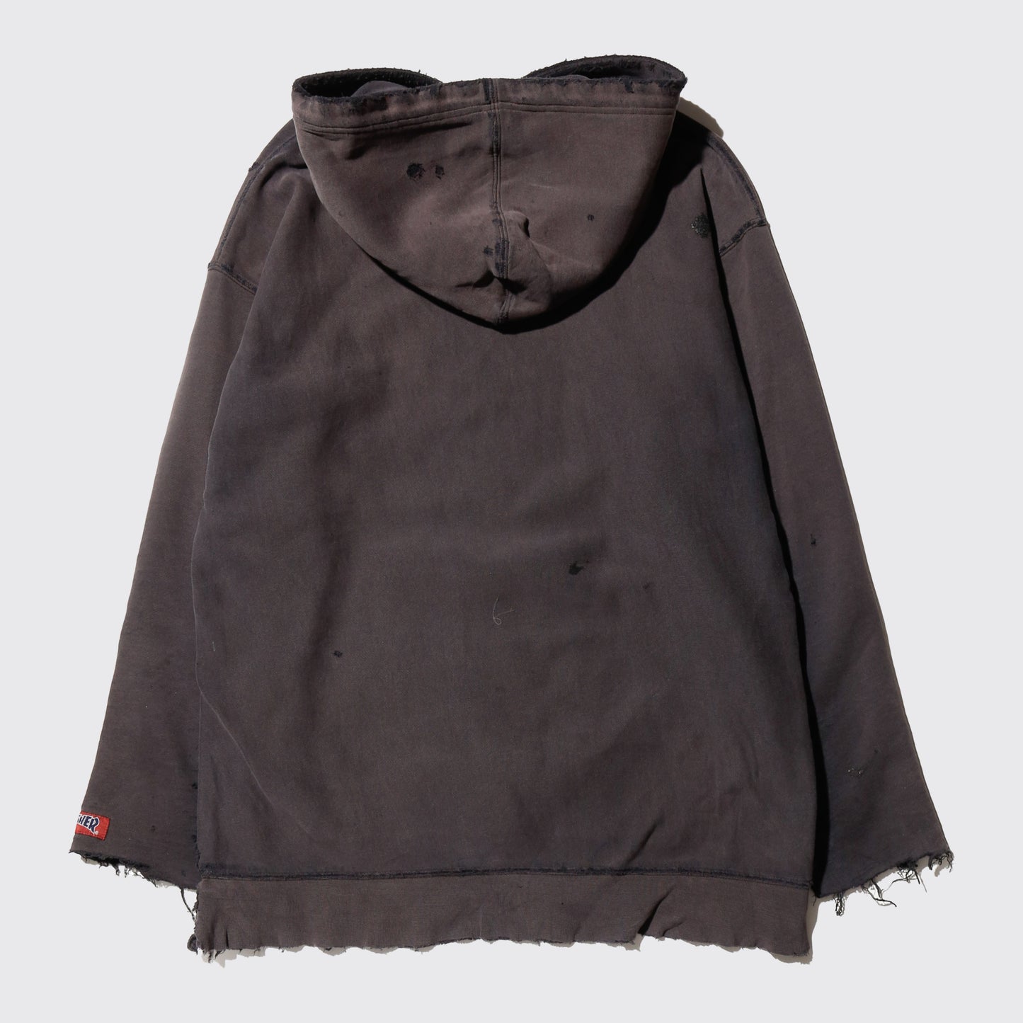 *one-off 90-00's thrasher magazine broken hoodie