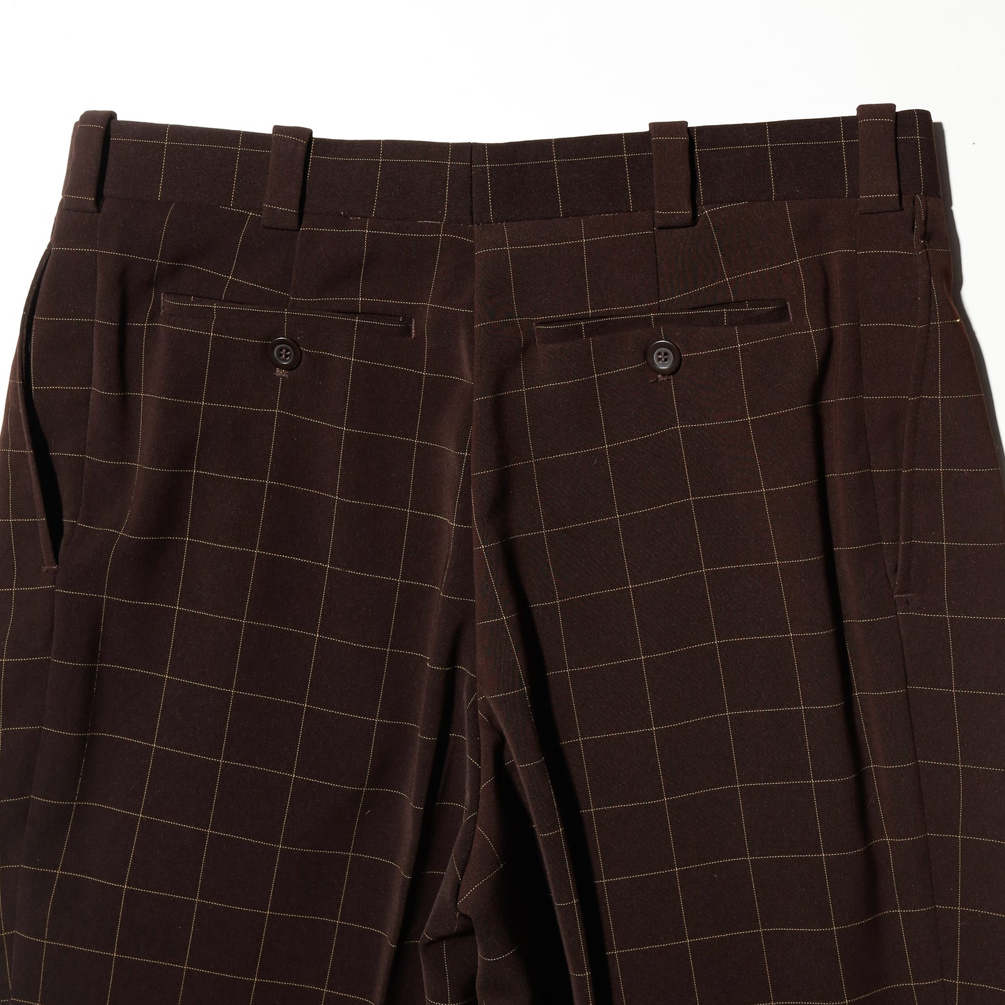vintage check wide zoot slacks