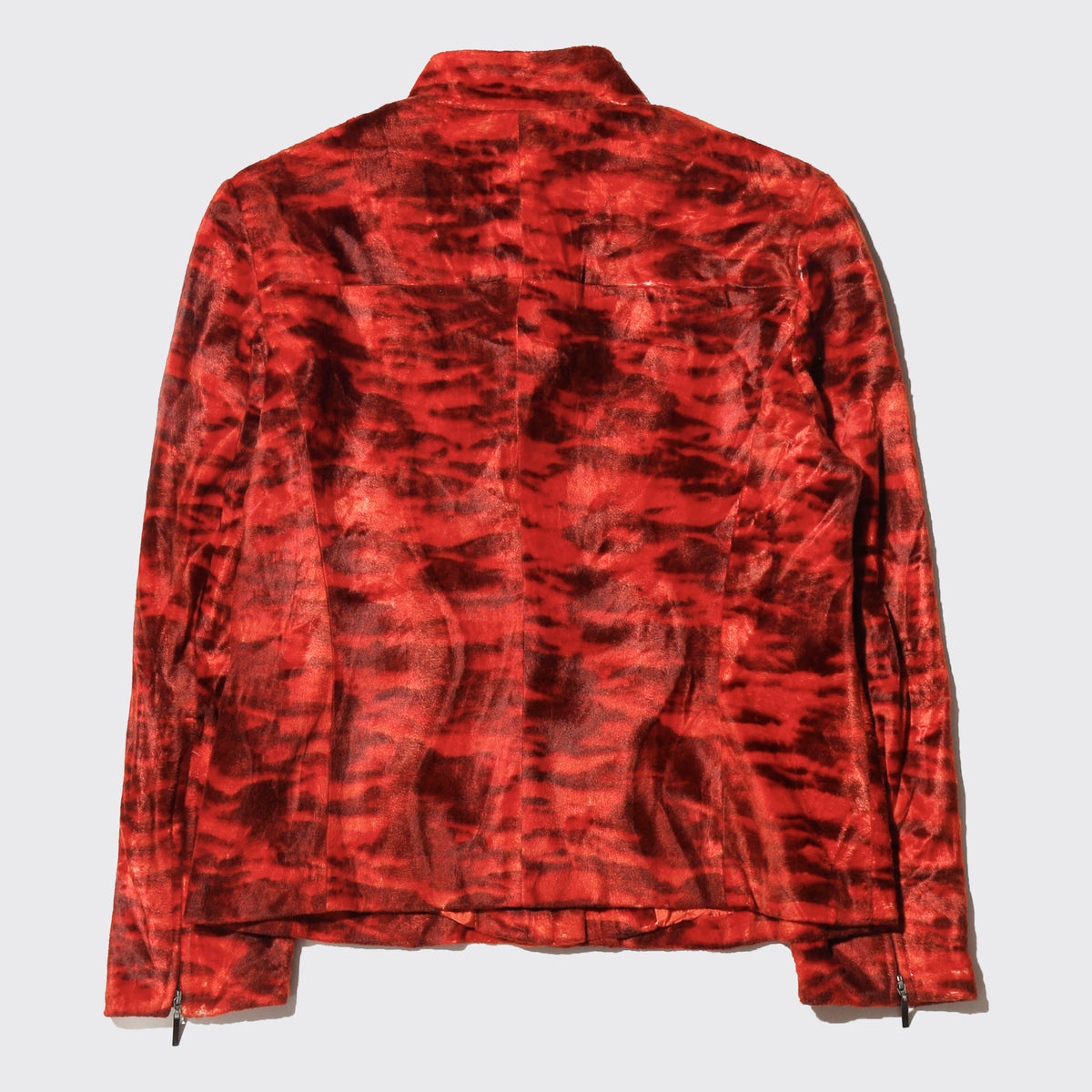 vintage euro abstract velvet jacket