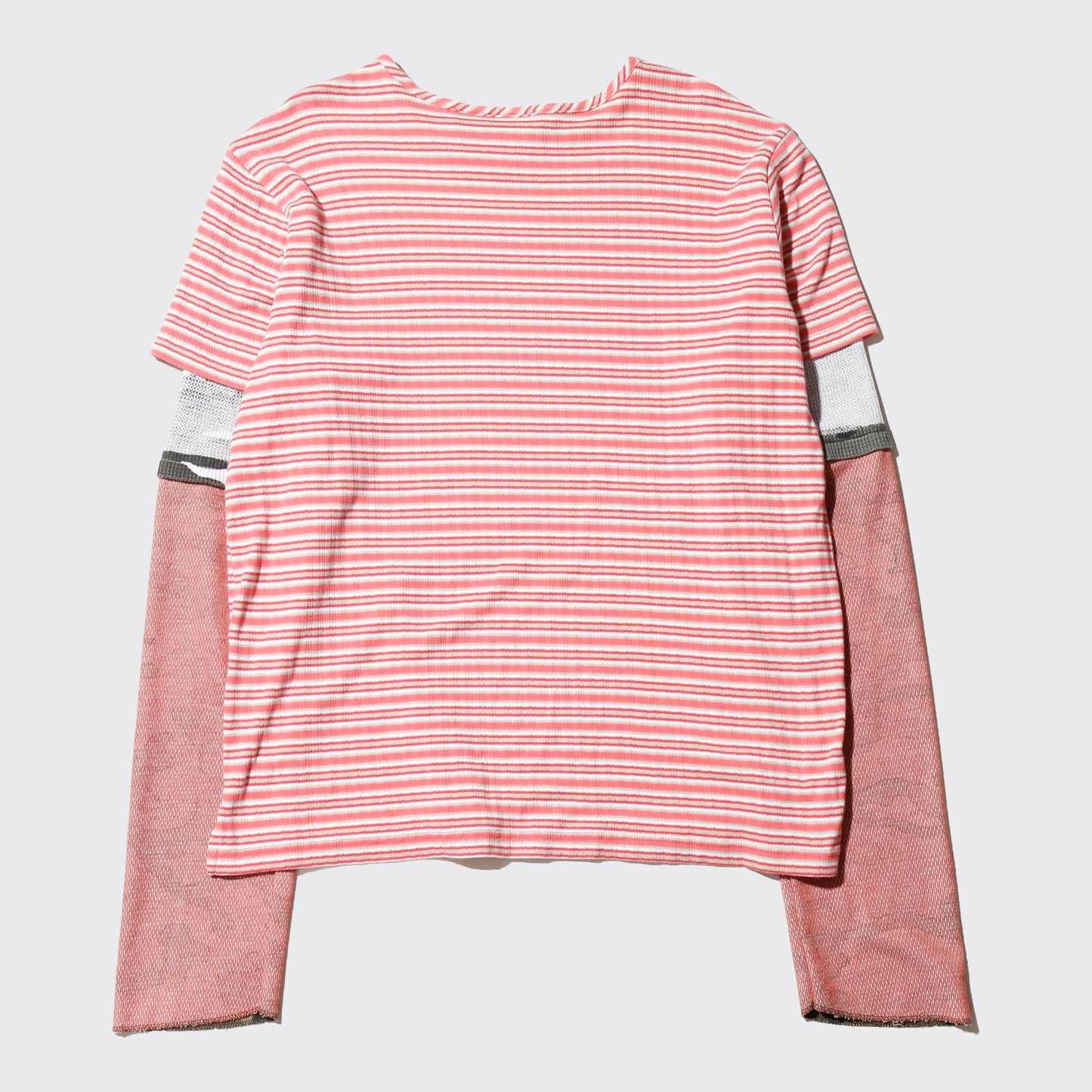 *one-off hybrid stripe l/s