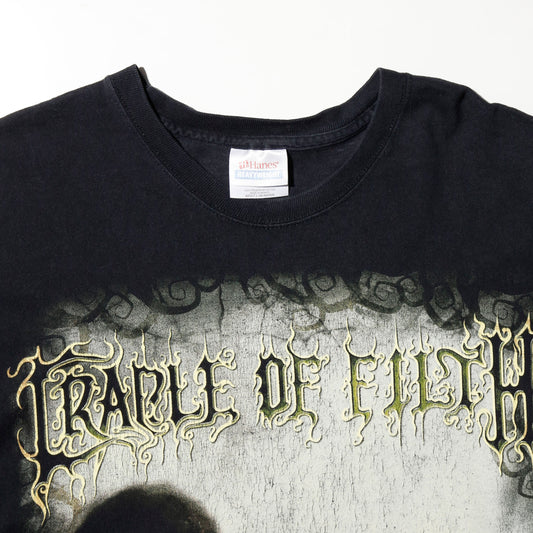 vintage 2007's cradle of filth "lead us into temptation" t-shirt