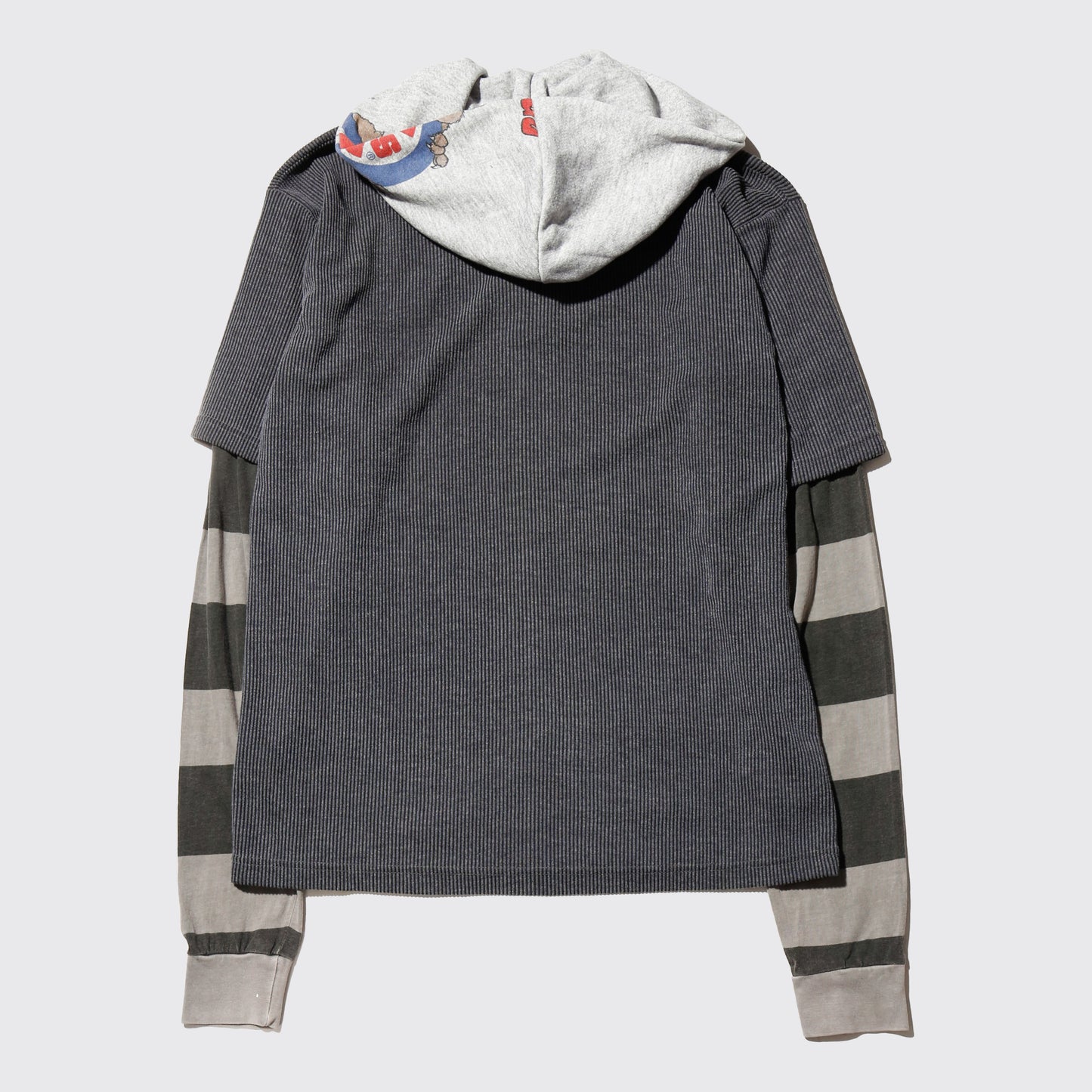 *one-off hybrid polo hoodie