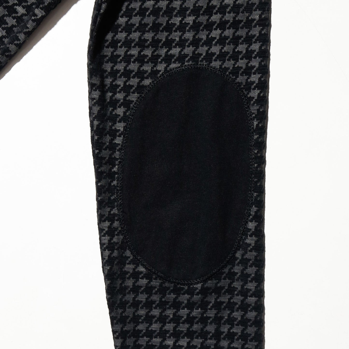 vintage lrl lauren jeans houndstooth elbow patch sweater