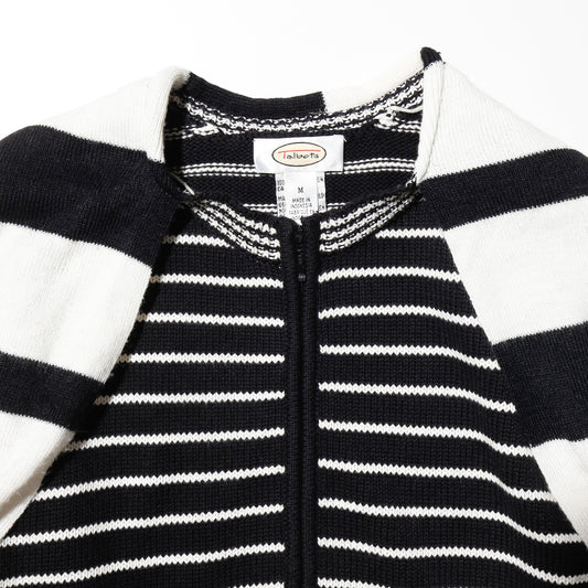 *one-off with muffler border knit jacket