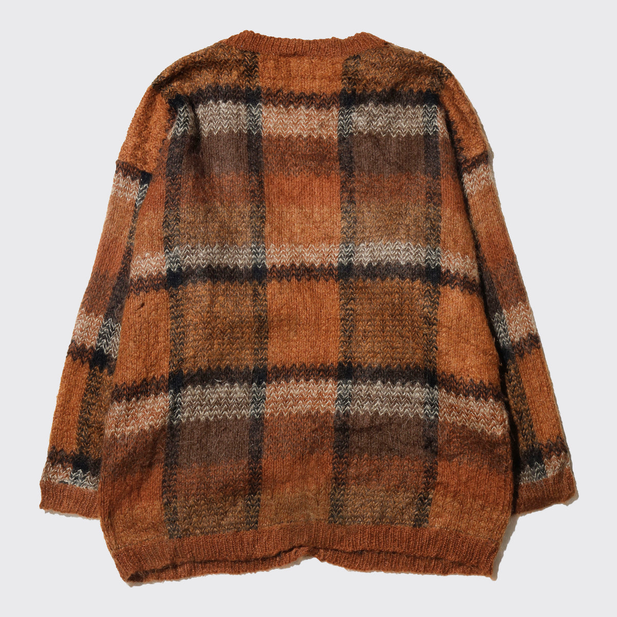 vintage 80's paul harris mohair check cardigan