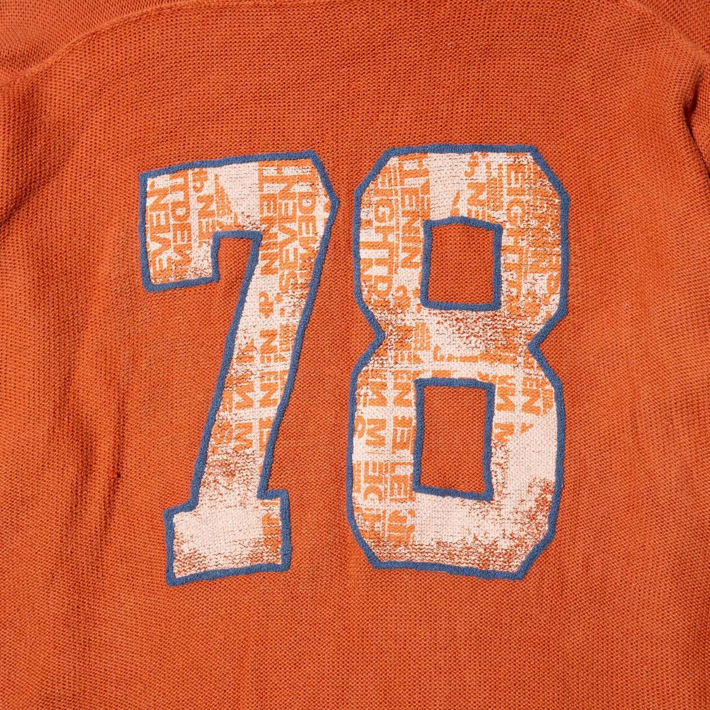 vintage pelle pelle loose football sweater