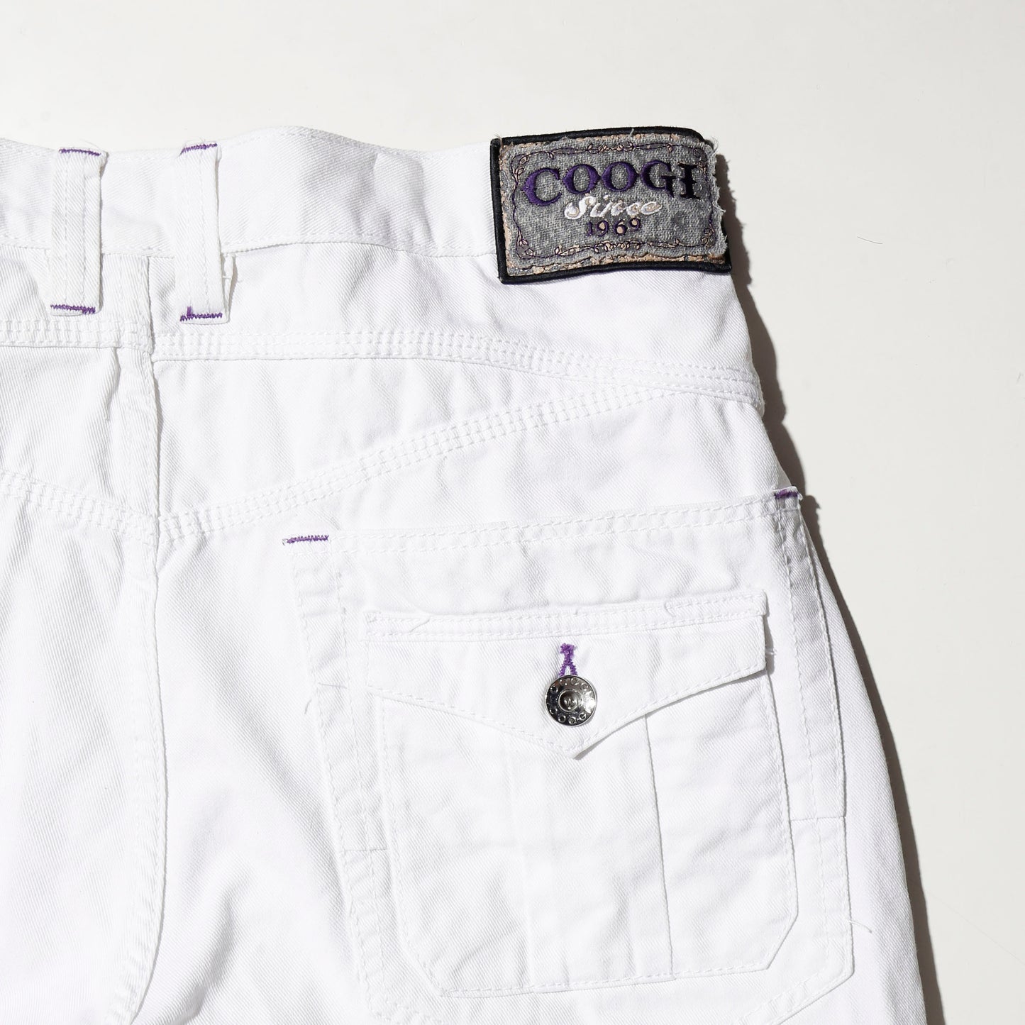 vintage coogi wide leg cargo shorts