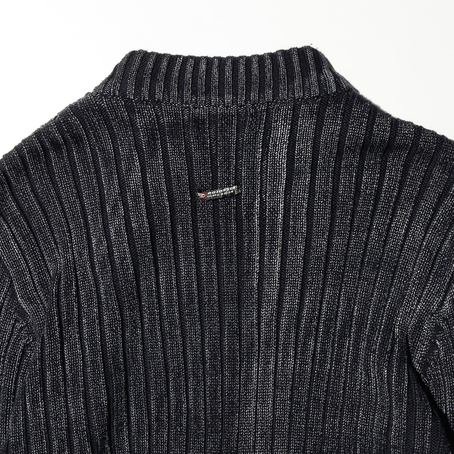vintage slanting acid rib sweater