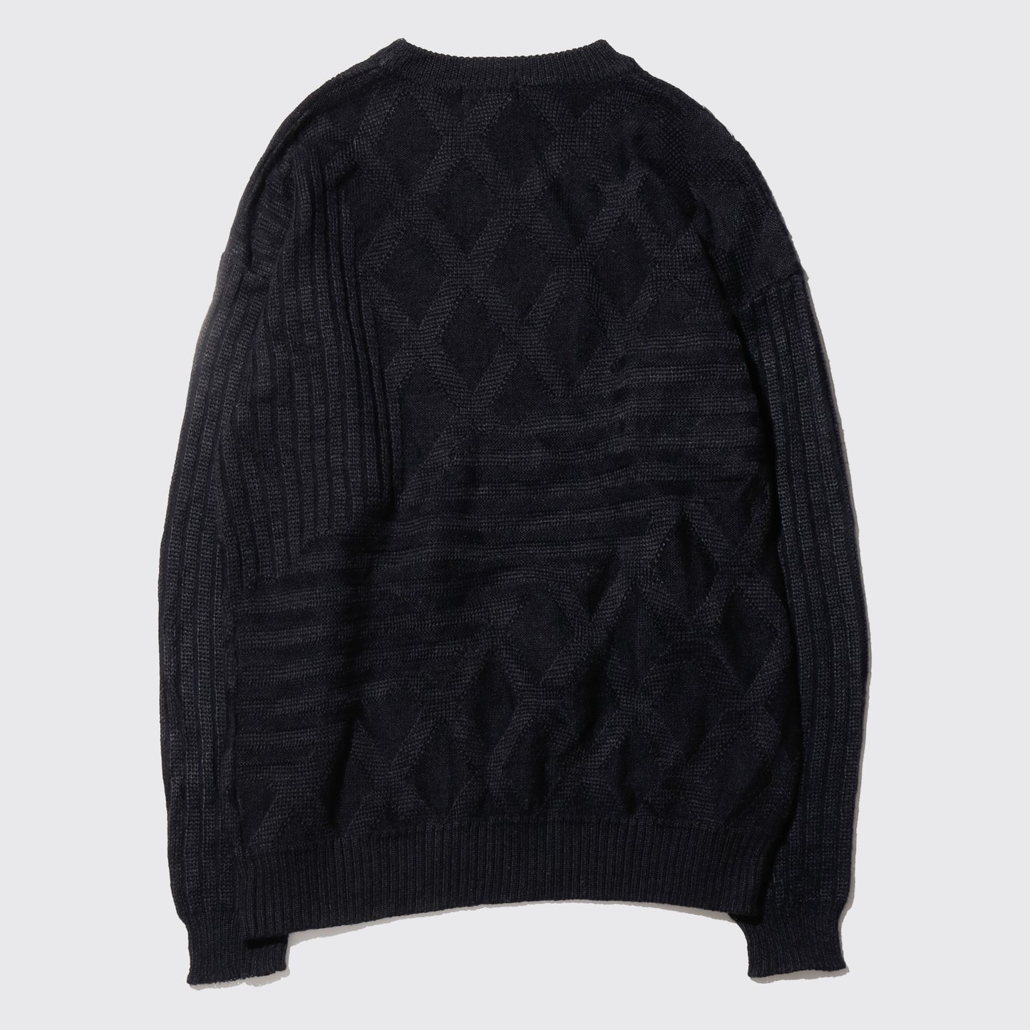 vintage leather taping sweater