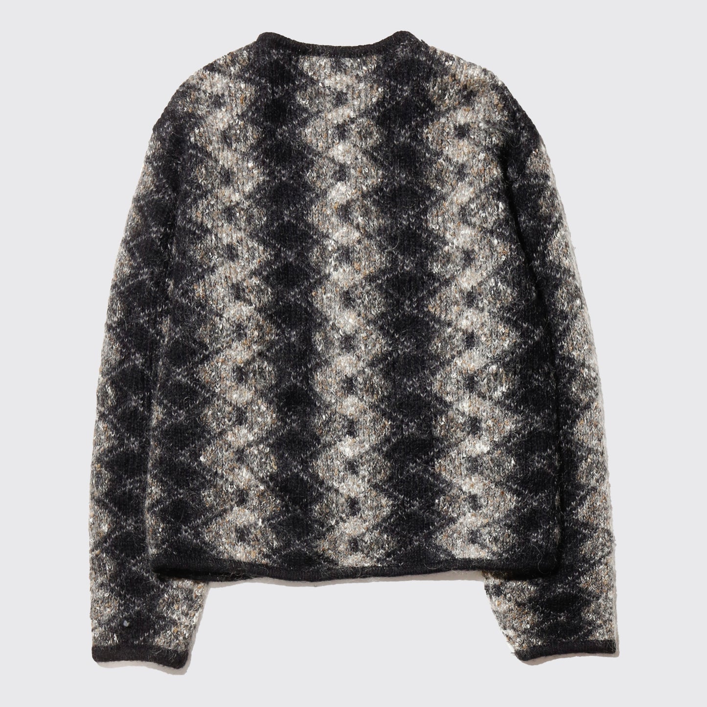vintage jacquard knit cardian